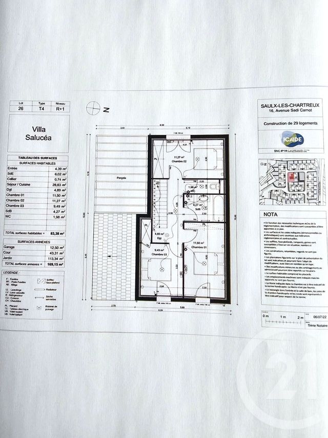 maison à vendre - 4 pièces - 83.0 m2 - SAULX LES CHARTREUX - 91 - ILE-DE-FRANCE - Century 21 Ld Immobilier